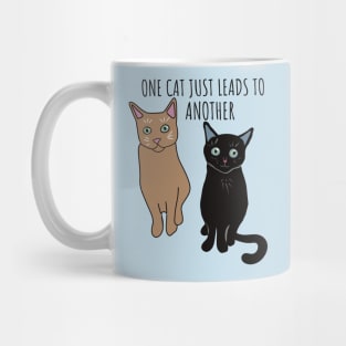 One Cat Just Leads to Another Earnest Hemingway cat quote Mug